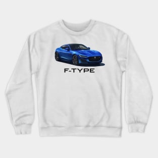 2021 Jaguar F-Type Blue Crewneck Sweatshirt